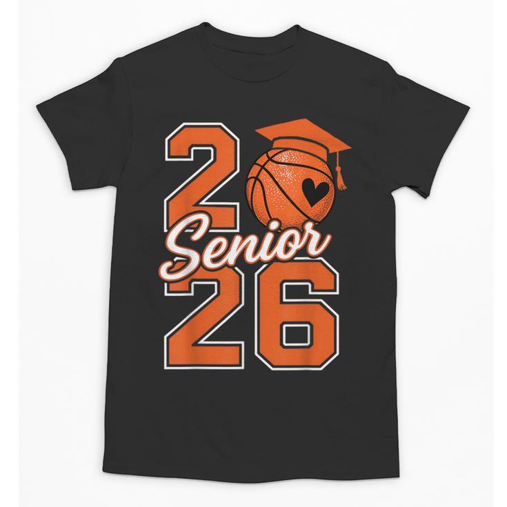 Senior Basketball Class Of 2026 Crew Basketball Graduation Unisex T-Shirt