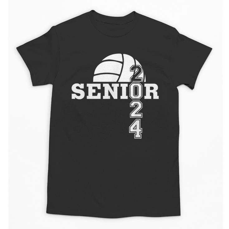 Senior Class Of 2024 Volleyball Seniors School Graduation Unisex T-Shirt