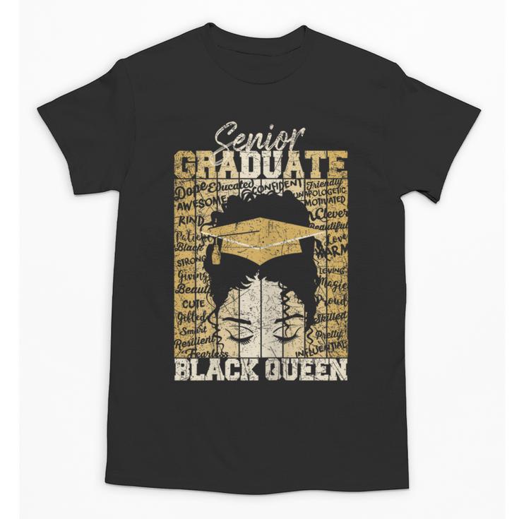 Senior Graduate 2024 Queen Graduation Educated Melanin Unisex T-Shirt