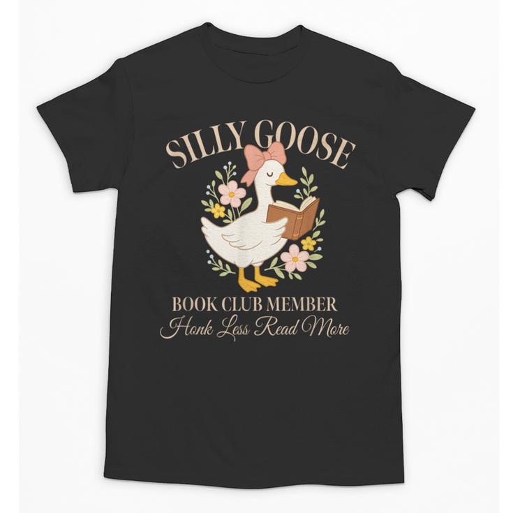 Silly Goose Book Club Member Reading Lover Unisex T-Shirt