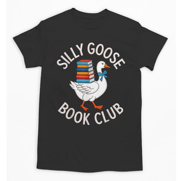 Silly Goose Book Club Reading Lover Unisex T-Shirt