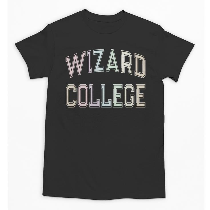 Silly Sarcastic WIZARD COLLEGE Introvert Anti Social School Unisex T-Shirt