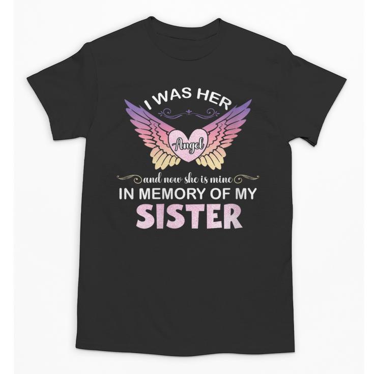 Sister Angel In My Memory Cute Family Remembrance Match Unisex T-Shirt