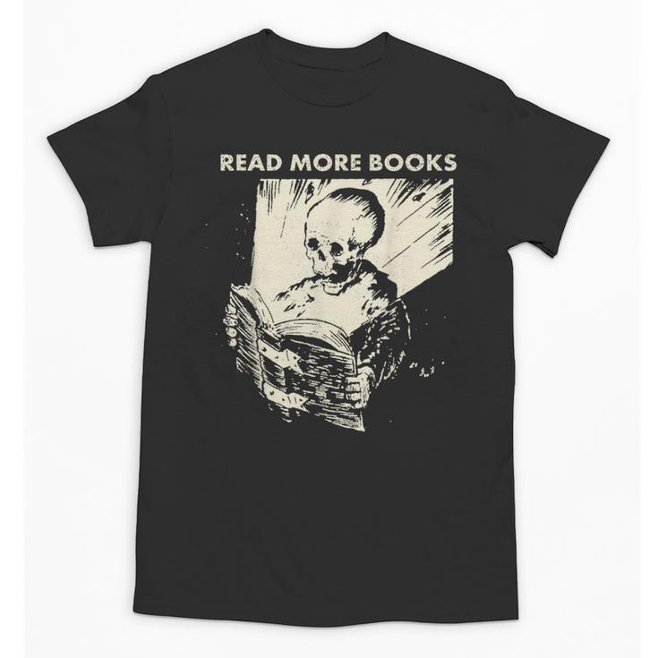 Skeleton Read More Books Unisex T-Shirt