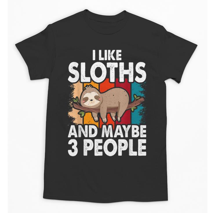 Sloth For Sloth Lover Men Women Kids Introvert Unisex T-Shirt
