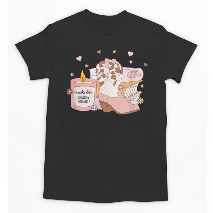 Smells Like Cowboy Romance Book Lover Unisex T-Shirt
