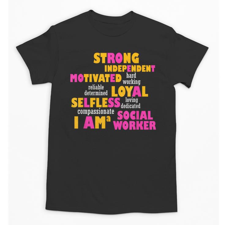 Social Worker T Shirt Graduation Social Work Month Unisex T-Shirt