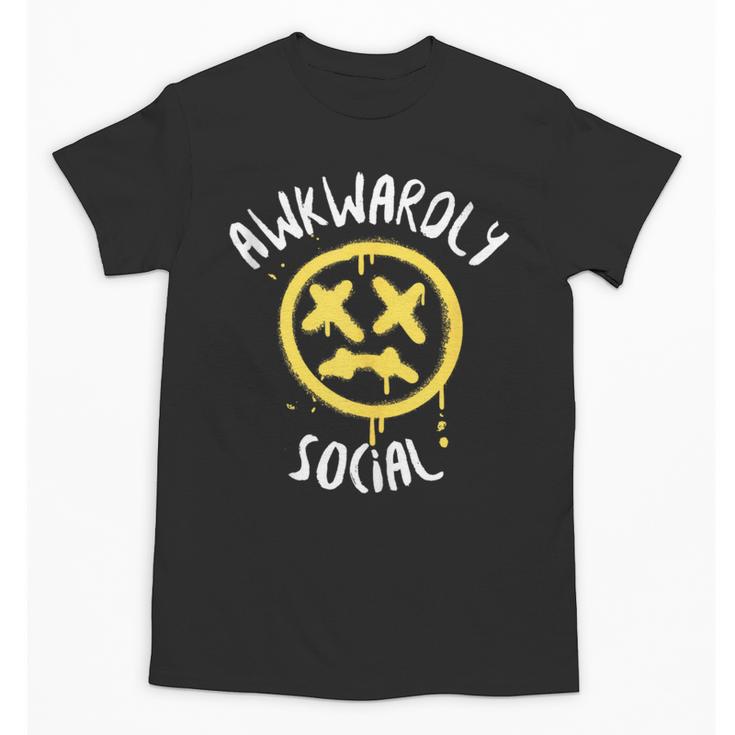 Socially Awkward Introvert Social Anxious Awkwardly Social Unisex T-Shirt