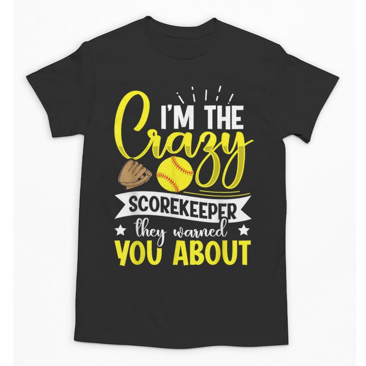 Softball Scorekeeper For a Score Book Keeper Unisex T-Shirt