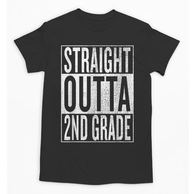 Straight Outta 2nd Grade Great Graduation Shirt Unisex T-Shirt