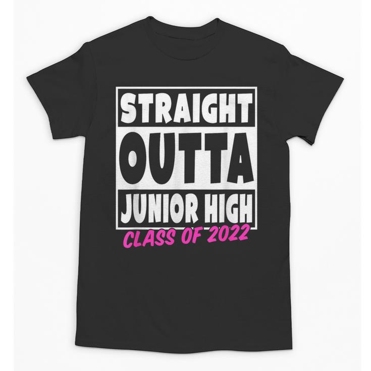 Straight Outta Junior High School Graduation Unisex T-Shirt