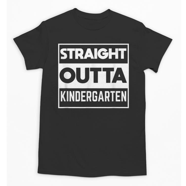Straight Outta Kindergarten Shirts Graduation Unisex T-Shirt