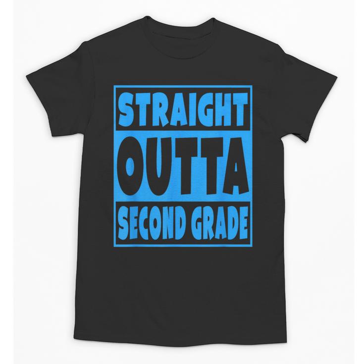 Straight Outta Second Grade Graduation Class Unisex T-Shirt