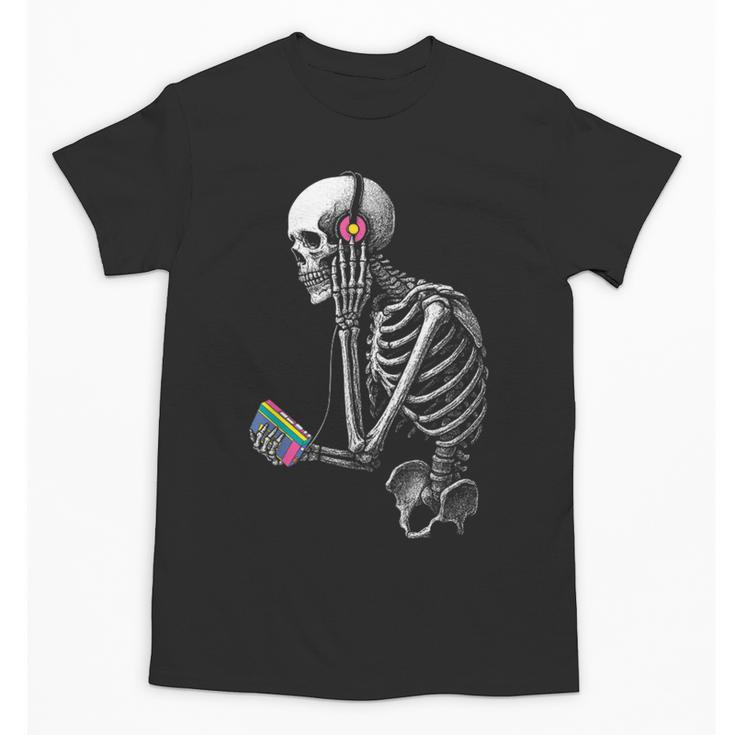 Stuck In The 80S Music Tee Walkman Cassette Nostalgia Unisex T-Shirt