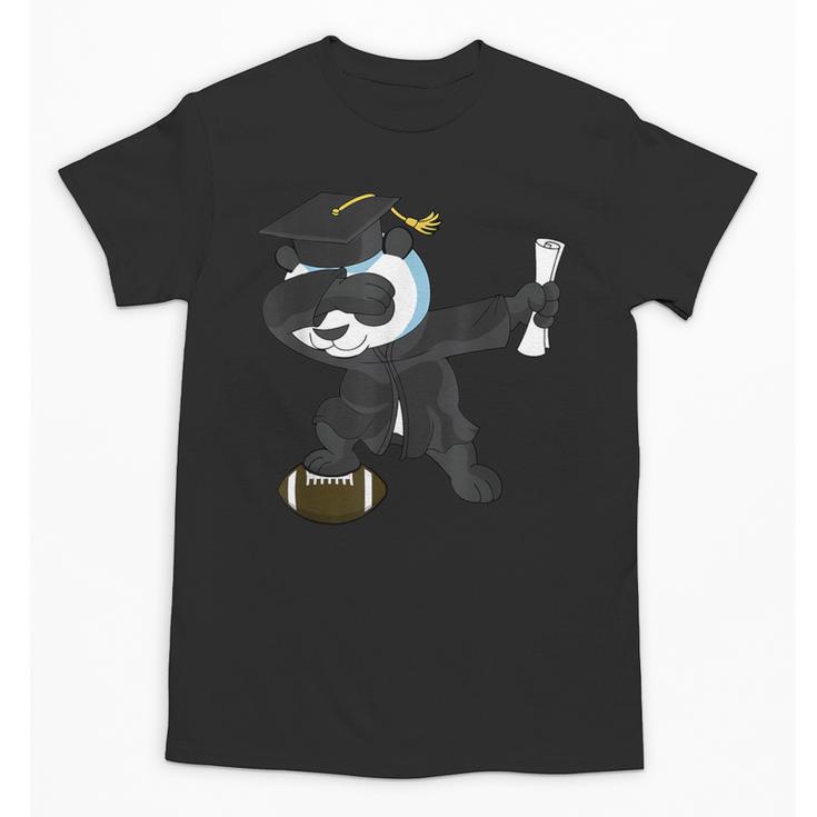 Student Graduation 2022 Panda Football Boys Girls Teenager Unisex T-Shirt