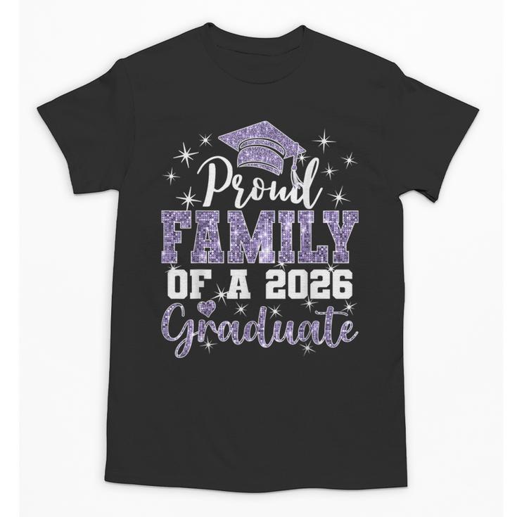 Super Proud Family Of 2026 Graduate Senior Graduation Family Unisex T-Shirt