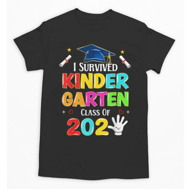 I Survived Kindergarten Graduation 2025 Graduate Boys Girls Unisex T-Shirt