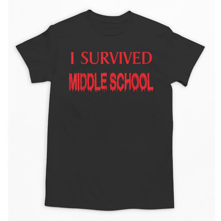 I Survived Middle School  Graduation Shirt T-Shirt Unisex T-Shirt