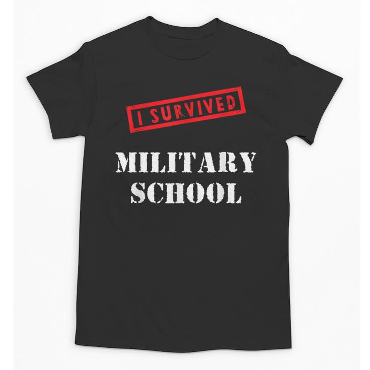 I Survived Military School Graduation Straight Outta Unisex T-Shirt