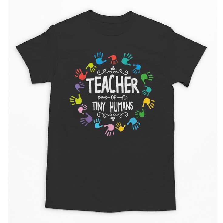 Teacher Of Tiny Humans Preschool Kindergarten Graduation Unisex T-Shirt