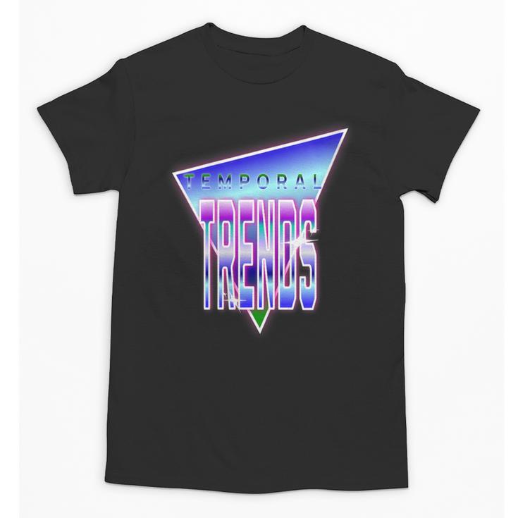 Temporal Trends Vaporwave Style Retro Nostalgia Look Unisex T-Shirt