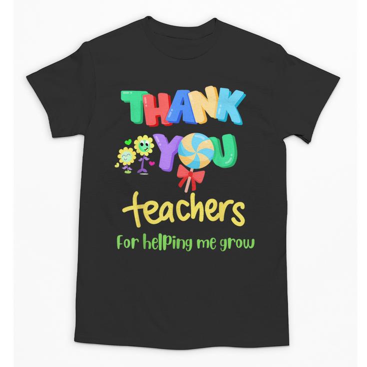 Thank You Teacher Appreciation Graduation Men Women Kids Unisex T-Shirt