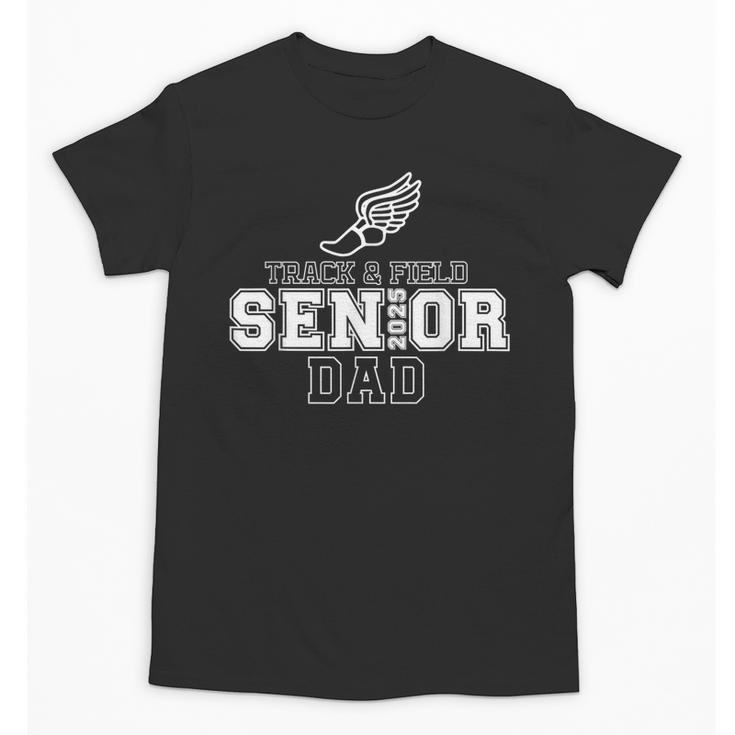 Track & Field Senior Dad 2025 Graduation Year Unisex T-Shirt