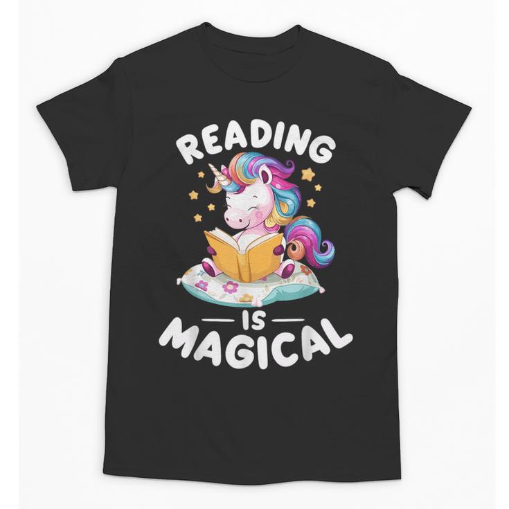 Unicorn Teacher Reading Is Magical Book Unisex T-Shirt