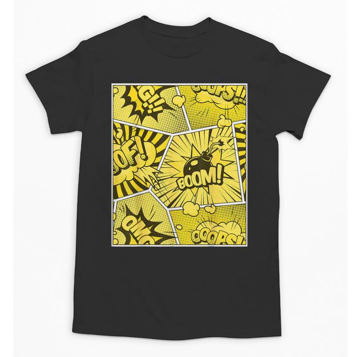 Varsity-Gold Yellow Comic Book University Varsity-Gold Unisex T-Shirt