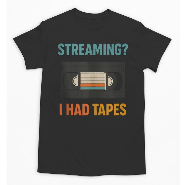 VHS Cassette Tape Retro 80s 90s Nostalgia Unisex T-Shirt