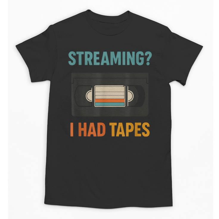 VHS Cassette Tape Retro 80s 90s Nostalgia Unisex T-Shirt