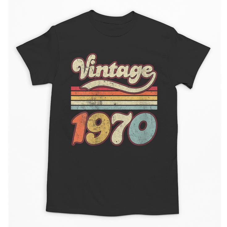 Vintage 1970 Birthday Retro Style 70's Born Nostalgia Outfit Unisex T-Shirt