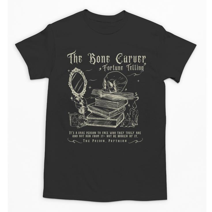 Vintage The Bone Carver Death God Tour Skeleton Spicy Books Unisex T-Shirt