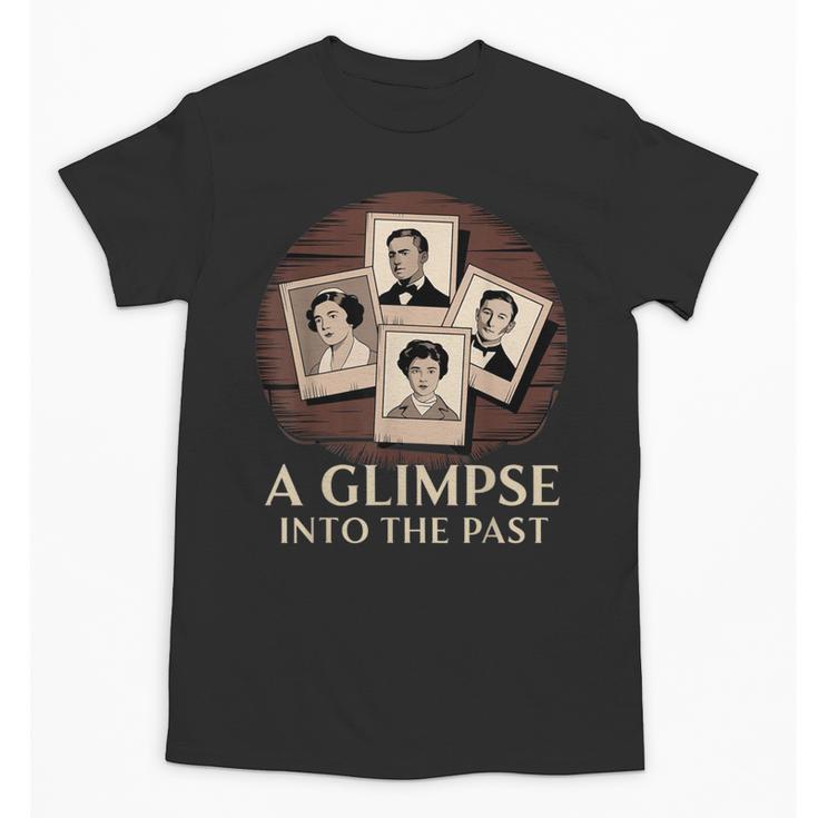 Vintage Portrait Photography Memory Nostalgia Vibe Unisex T-Shirt