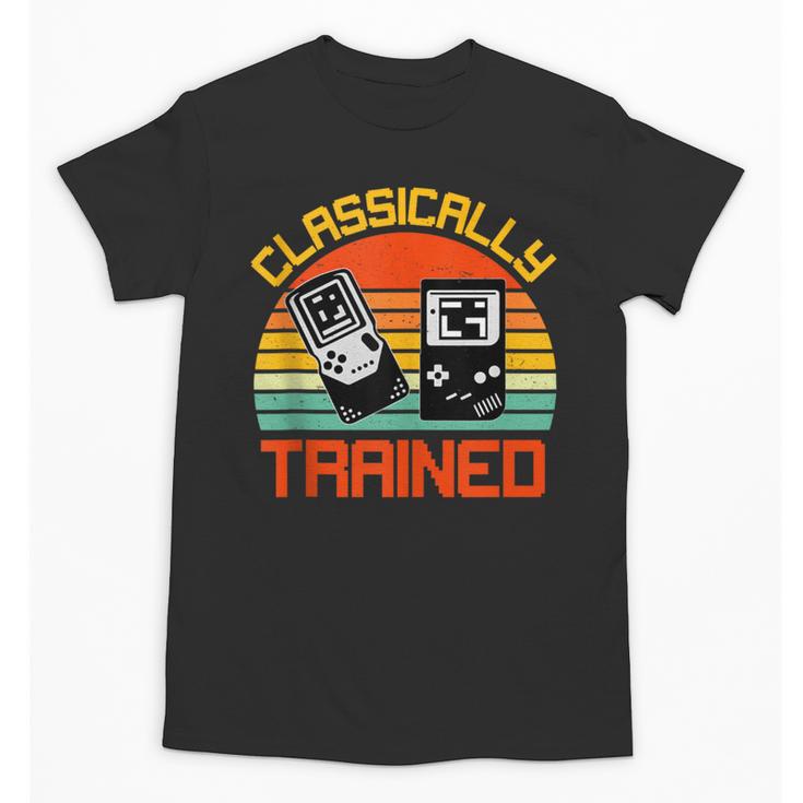 Vintage Retro Classically Trained Video Game 90s Nostalgia Unisex T-Shirt