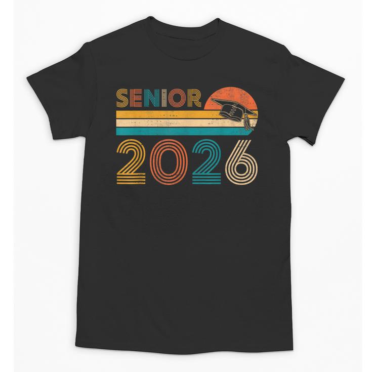 Vintage Senior 2026 Graduate Class Of 2026 Graduation Grad Unisex T-Shirt