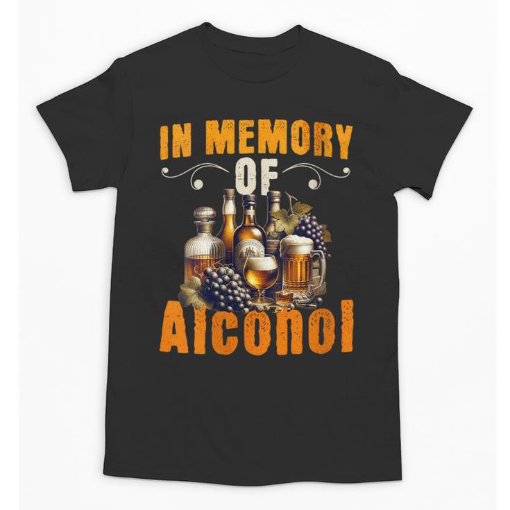 Weight Loss Diet In Memory Of Alcohol Sarcastic Unisex T-Shirt