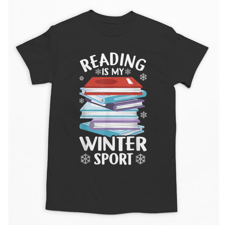 Winter Reading Book Bookworm Winter Unisex T-Shirt