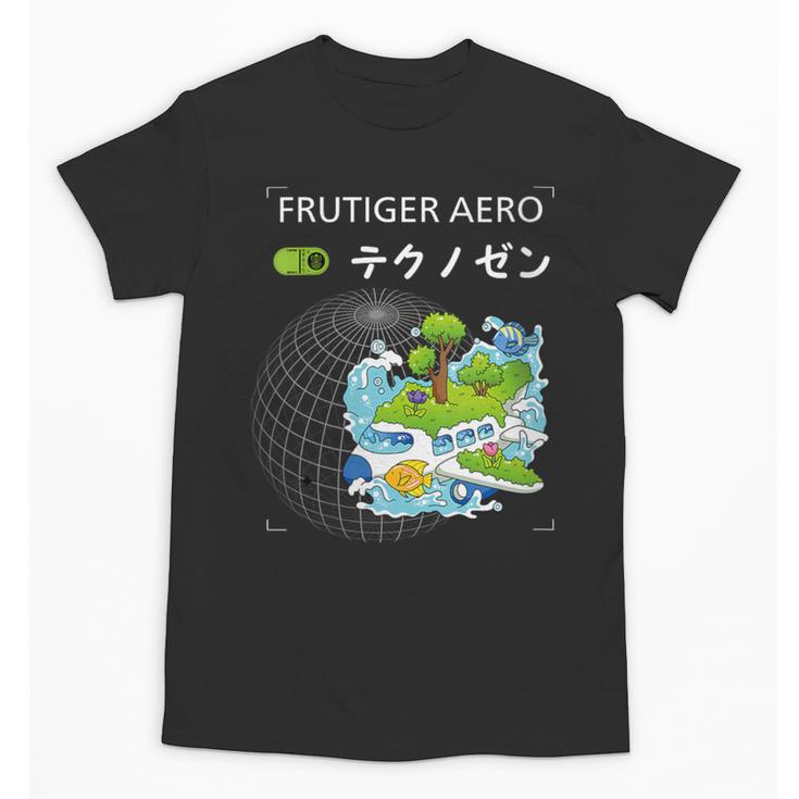 Women's Frutiger Aero Y2K Fashion Trends Statement Piece Tech Orbite Unisex T-Shirt