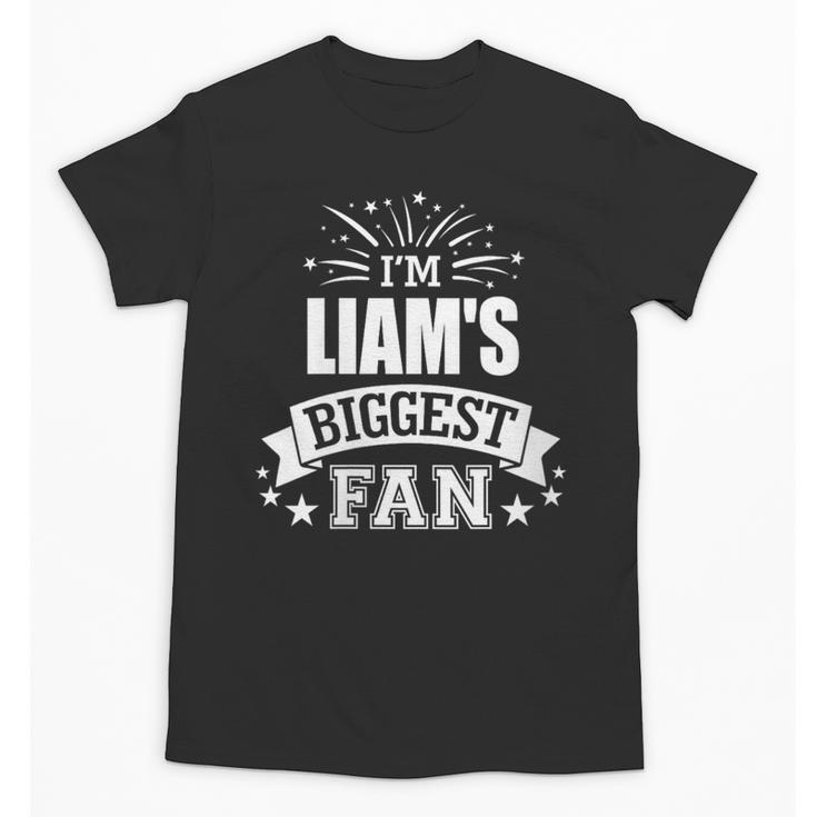 Women's Liam Personalized Name Sports Fan Birthday Graduation Unisex T-Shirt