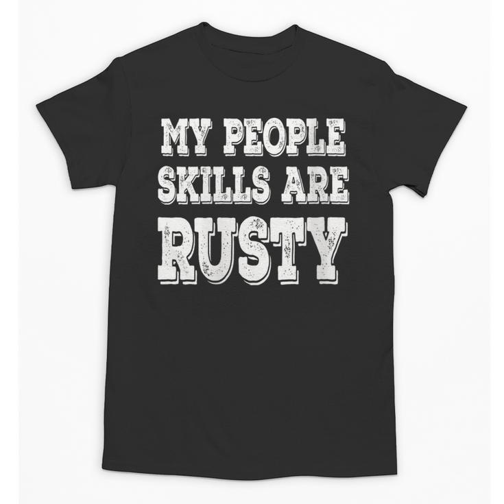 Women's My People Skills Are Rusty Introvert SPN Moments Unisex T-Shirt