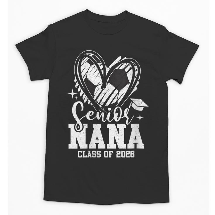 Women's Senior Nana Class Of 2026 Soccer Graduation Heart Unisex T-Shirt