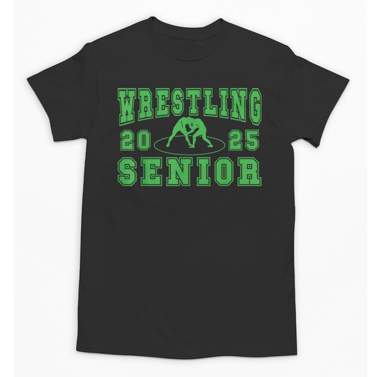 Wrestling Senior Night Wrestling Senior 2025 Graduation 32 Unisex T-Shirt
