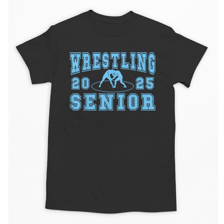 Wrestling Senior Night Wrestling Senior 2025 Graduation 38 Unisex T-Shirt