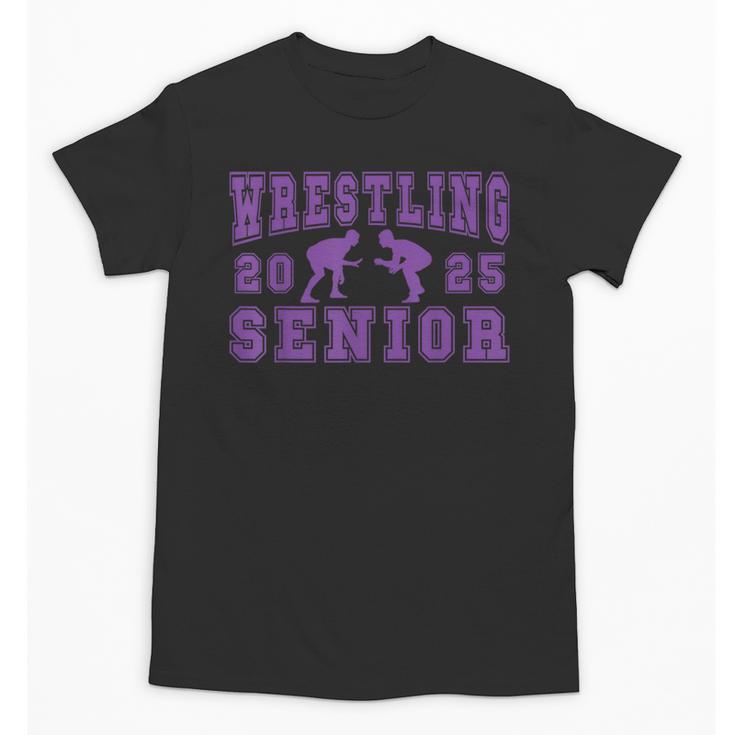 Wrestling Senior Night Wrestling Senior 2025 Graduation 49 Unisex T-Shirt