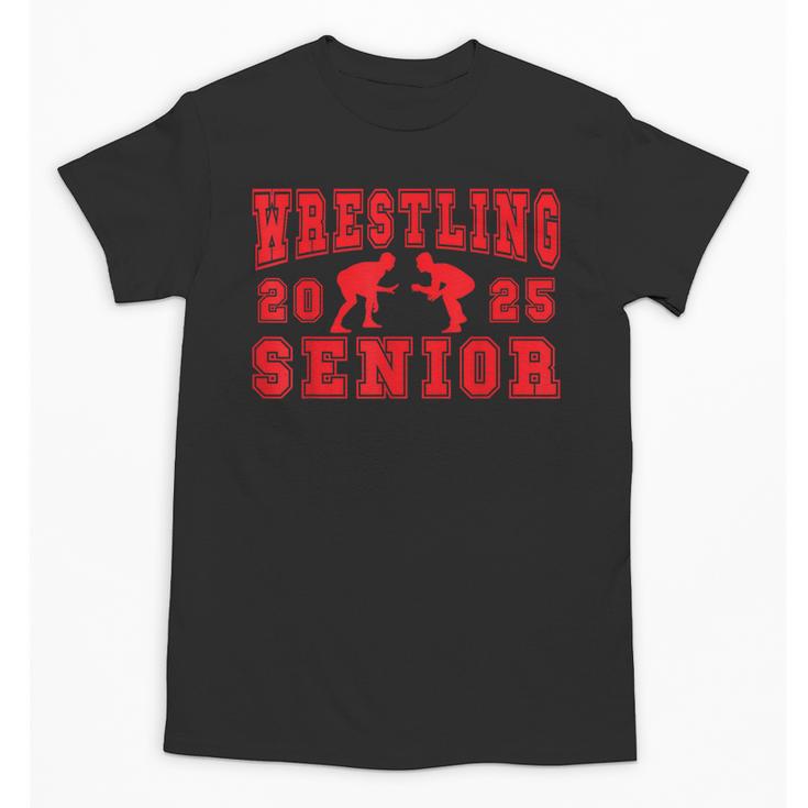 Wrestling Senior Night Wrestling Senior 2025 Graduation 7 Unisex T-Shirt