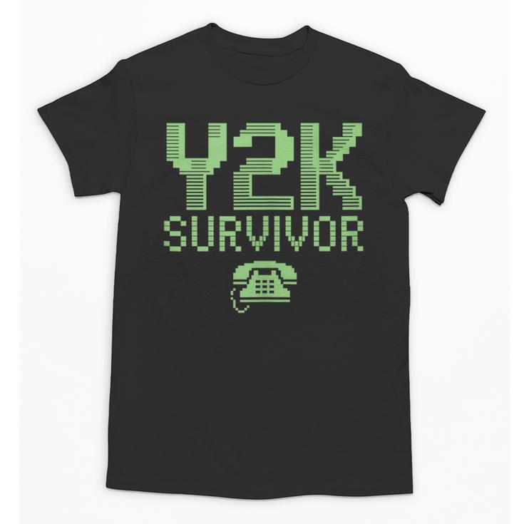Y2K Survivor 2000s Nostalgia Retro Vintage Nostalgic Unisex T-Shirt