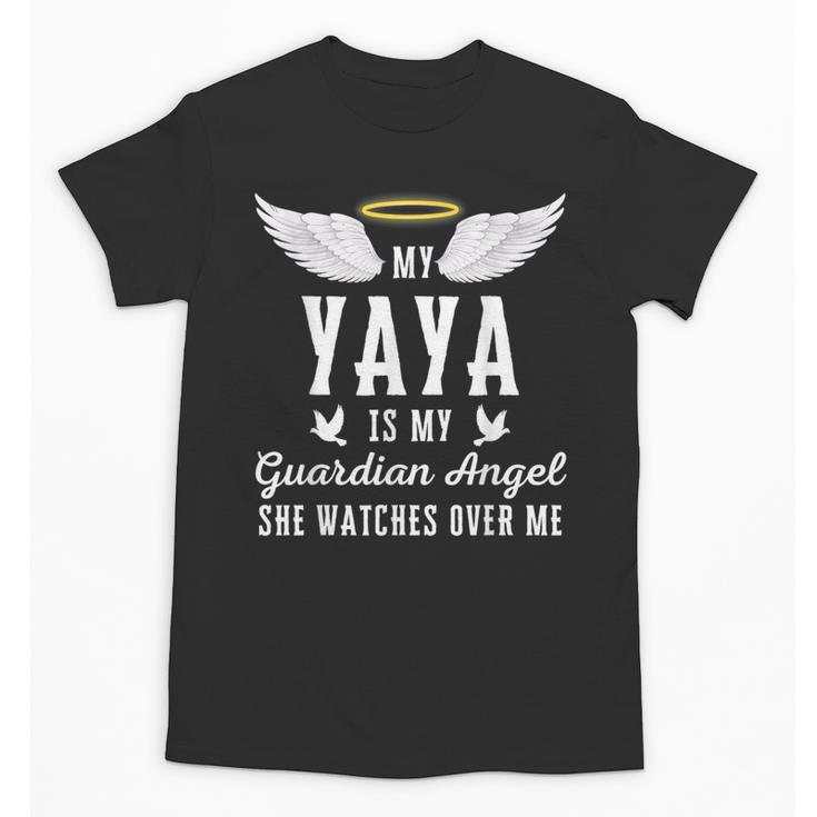 My Yaya Is My Guardian Angel In Loving Memorial Memory Tee Unisex T-Shirt