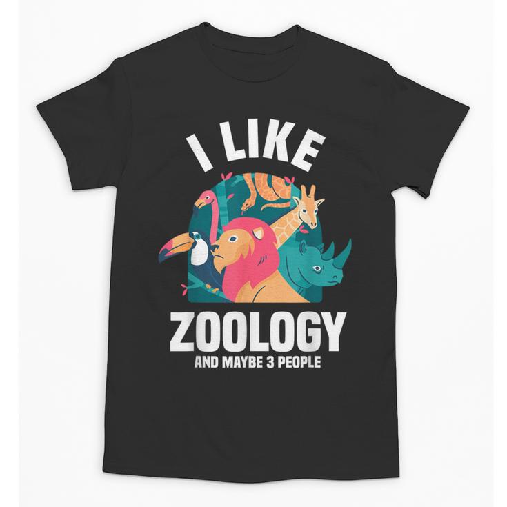 Zoologist Scientist Wildlife Biologist Zoology Introverted Unisex T-Shirt