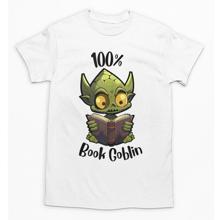 100 Book Goblin Cute Book Reader And Library Lover Unisex T-Shirt